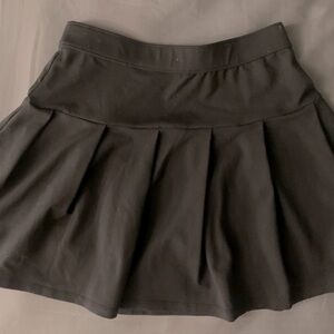 Black Hollister Pleated Tennis Skirt